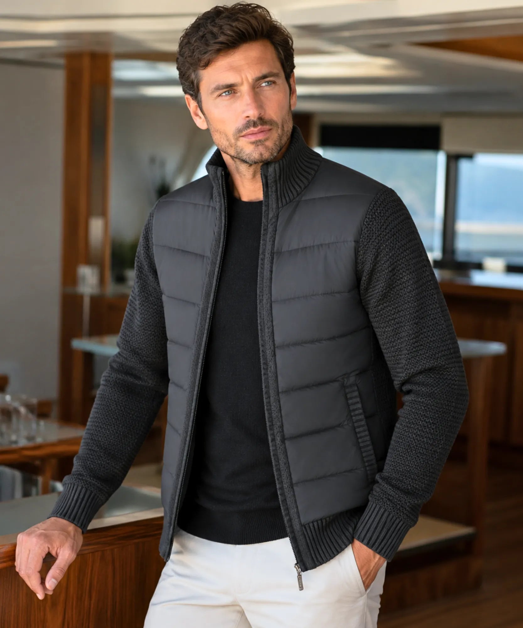 mens-quilted-half-zip-knit-cardigan-braemore