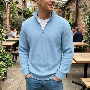 mens-ribbed-cotton-half-zip-jumper