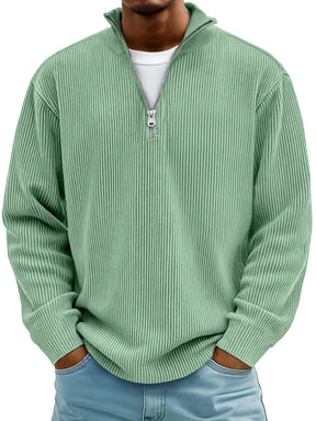 mens-ribbed-cotton-half-zip-jumper