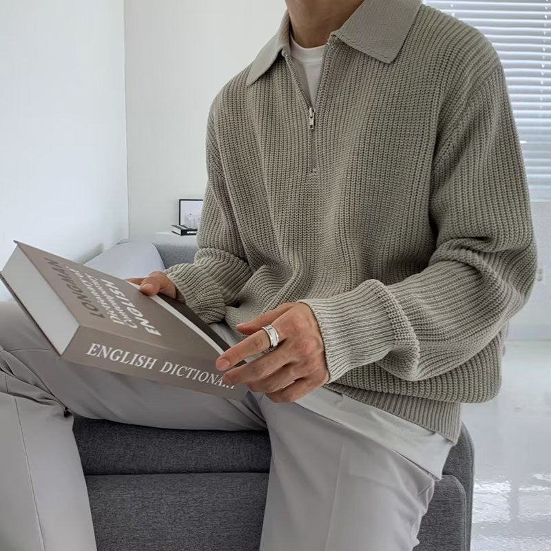 mens-ribbed-cotton-half-zip-jumper