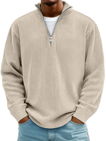 mens-ribbed-cotton-half-zip-jumper