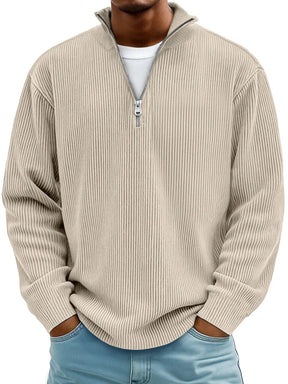 mens-ribbed-cotton-half-zip-jumper