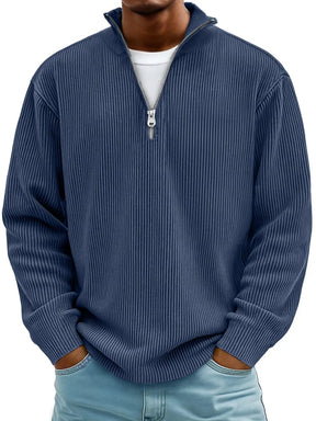 mens-ribbed-cotton-half-zip-jumper
