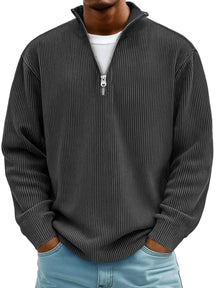 mens-ribbed-cotton-half-zip-jumper