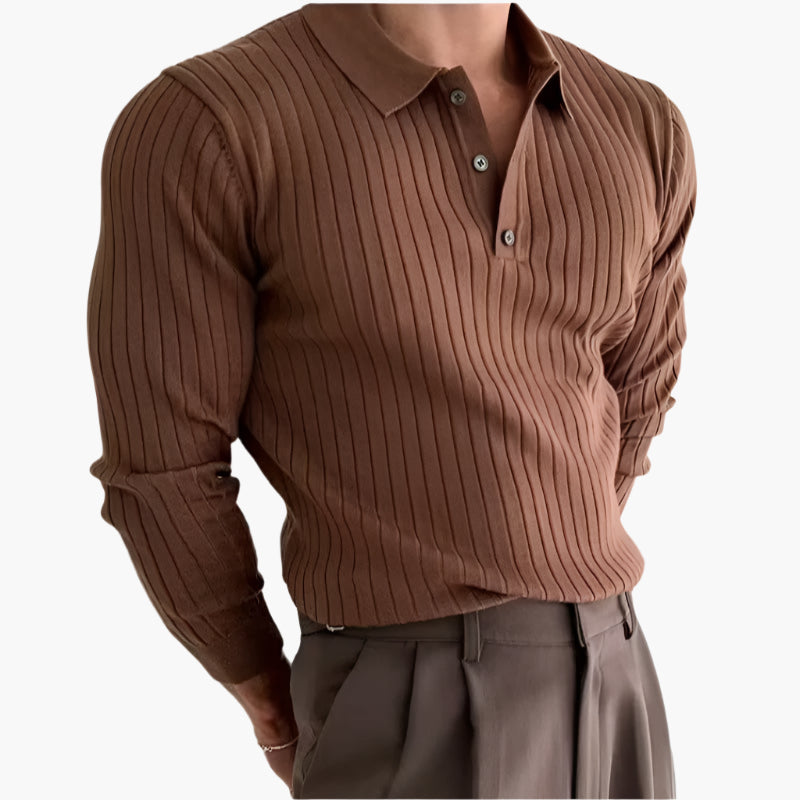 mens-ribbed-cotton-polo-shirt-clapham