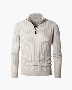 mens-ribbed-half-zip-jumper