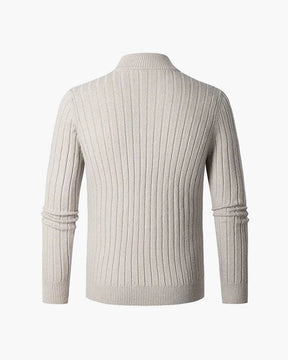 mens-ribbed-half-zip-jumper