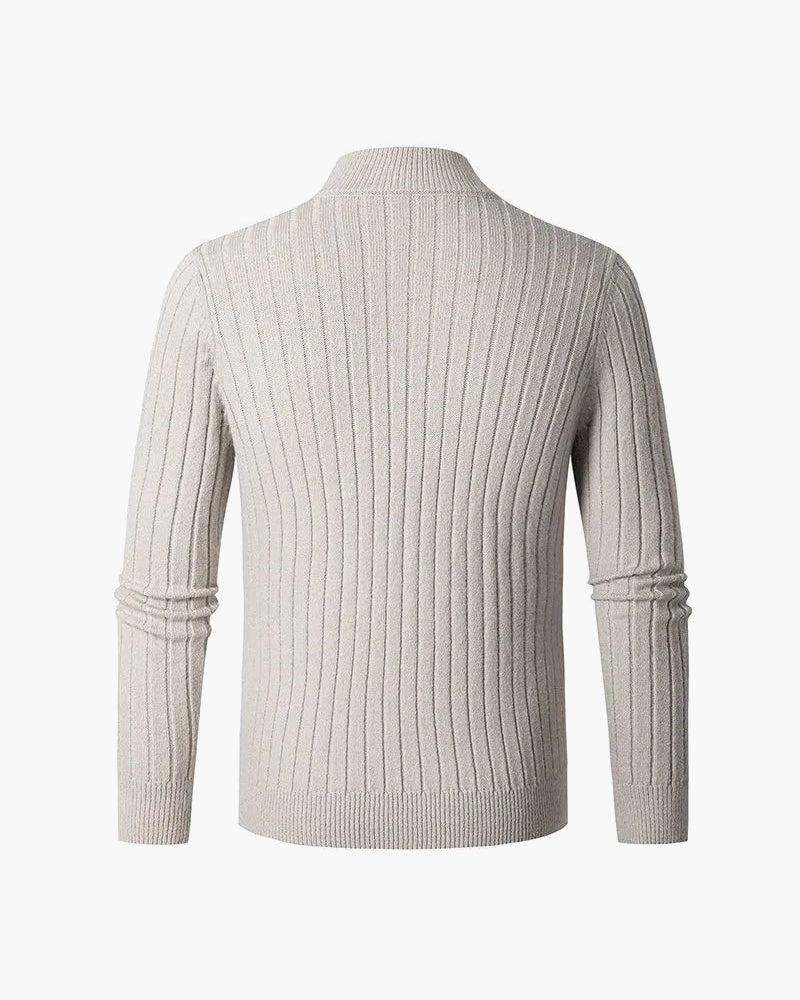 mens-ribbed-half-zip-jumper