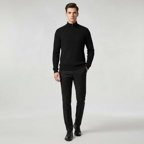 mens-ribbed-half-zip-jumper