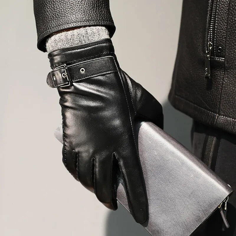 mens-sheepskin-leather-gloves