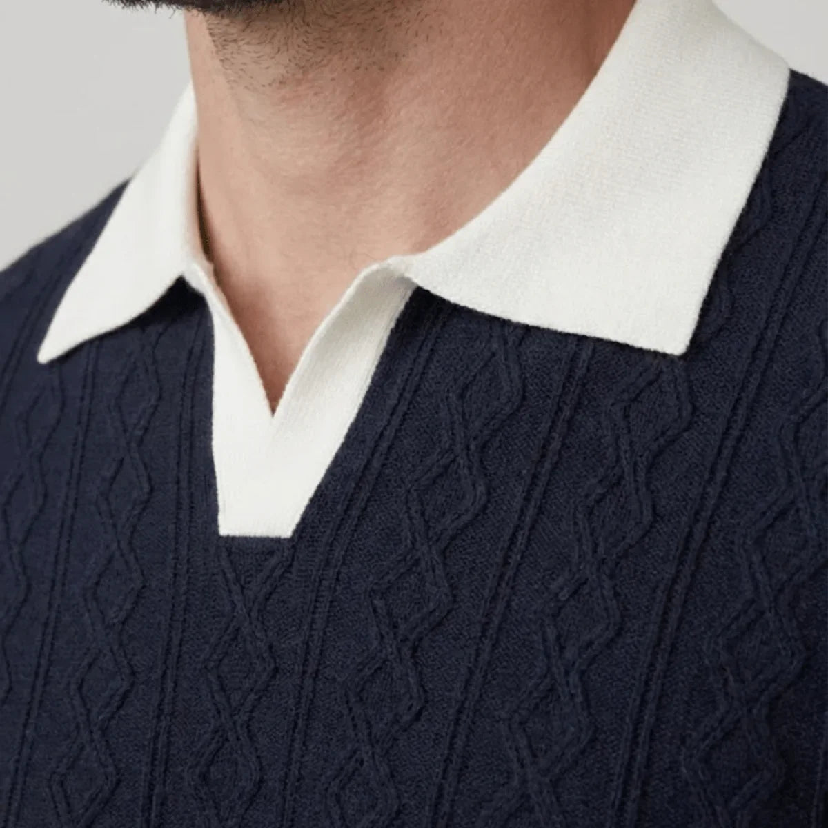 mens-short-sleeve-cable-knit-polo-shirt-cheyne