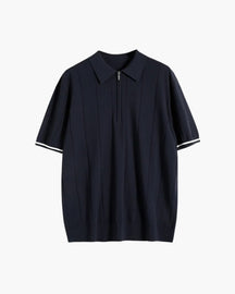 mens-short-sleeve-half-zip-ribbed-knit-polo-shirt-vaughan