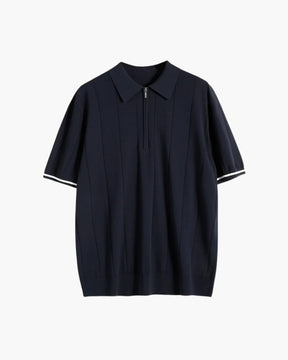 mens-short-sleeve-half-zip-ribbed-knit-polo-shirt-vaughan