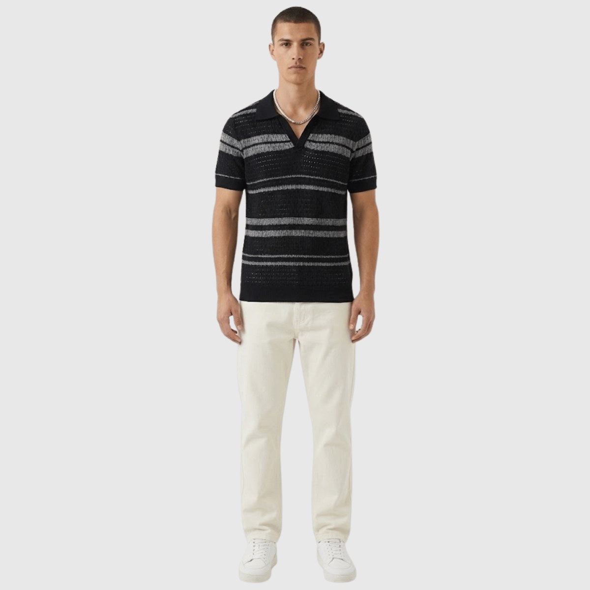 mens-short-sleeve-open-collar-knitted-polo-shirt-bordighera