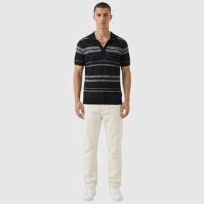 mens-short-sleeve-open-collar-knitted-polo-shirt-bordighera