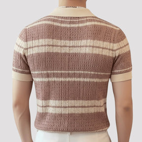 mens-short-sleeve-open-collar-knitted-polo-shirt-bordighera