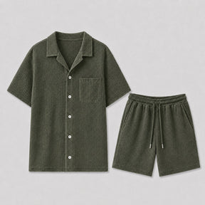 mens-short-sleeve-ribbed-shirt-shorts-co-ord-set-serifos