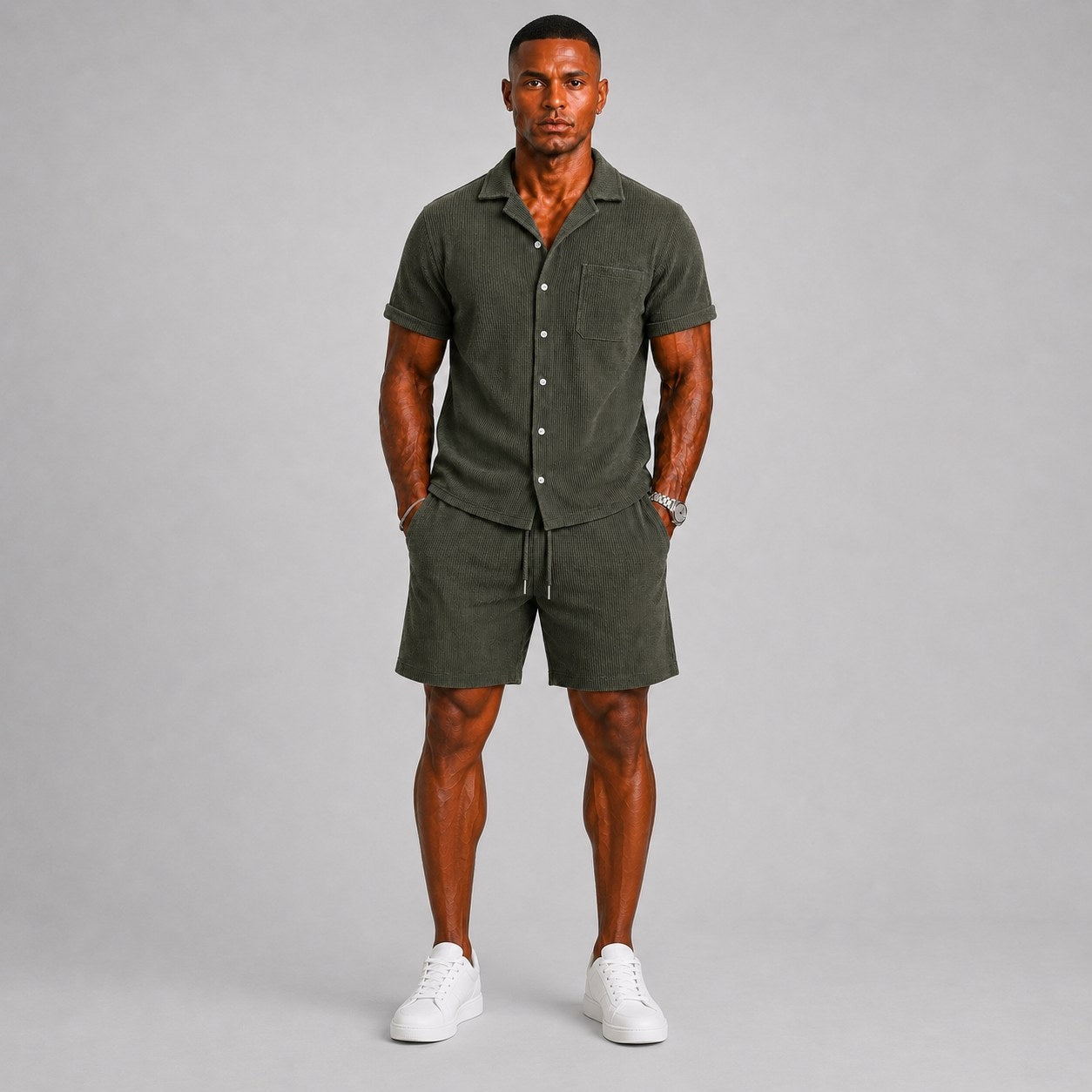 mens-short-sleeve-ribbed-shirt-shorts-co-ord-set-serifos