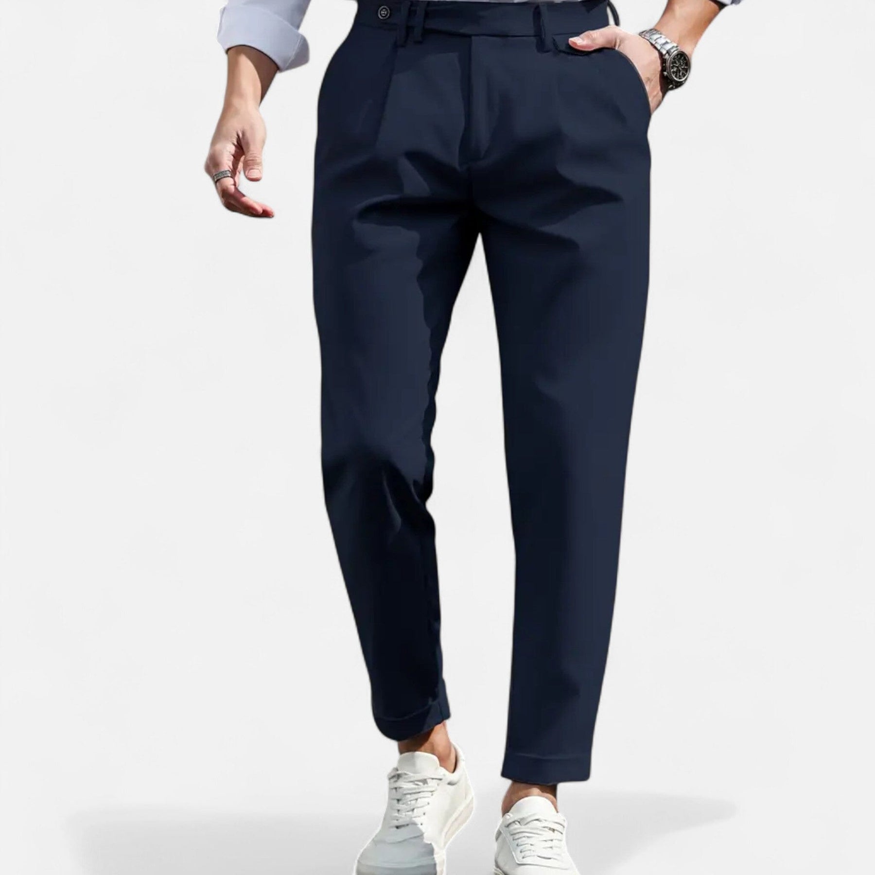 mens-slim-fit-pleated-trousers