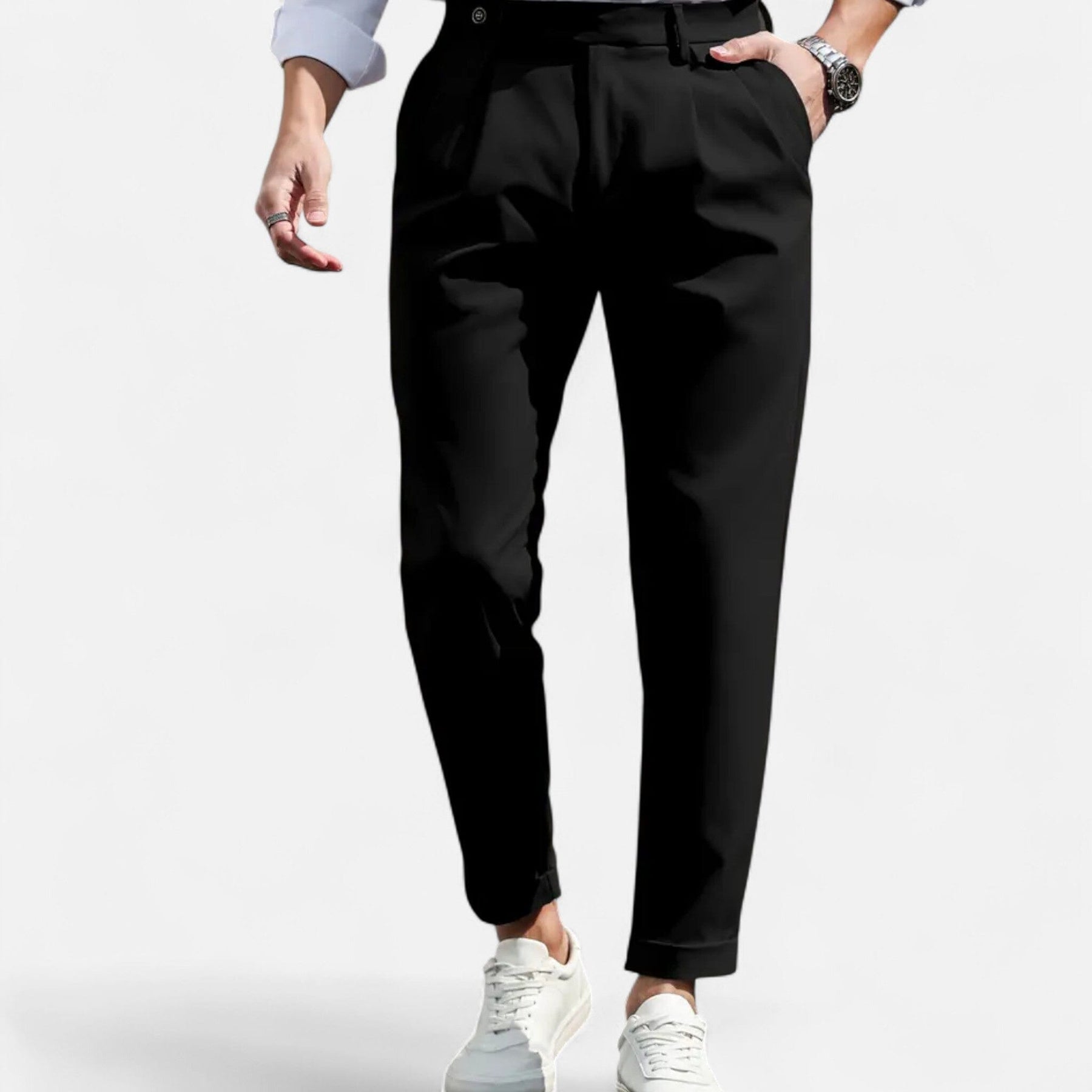 mens-slim-fit-pleated-trousers