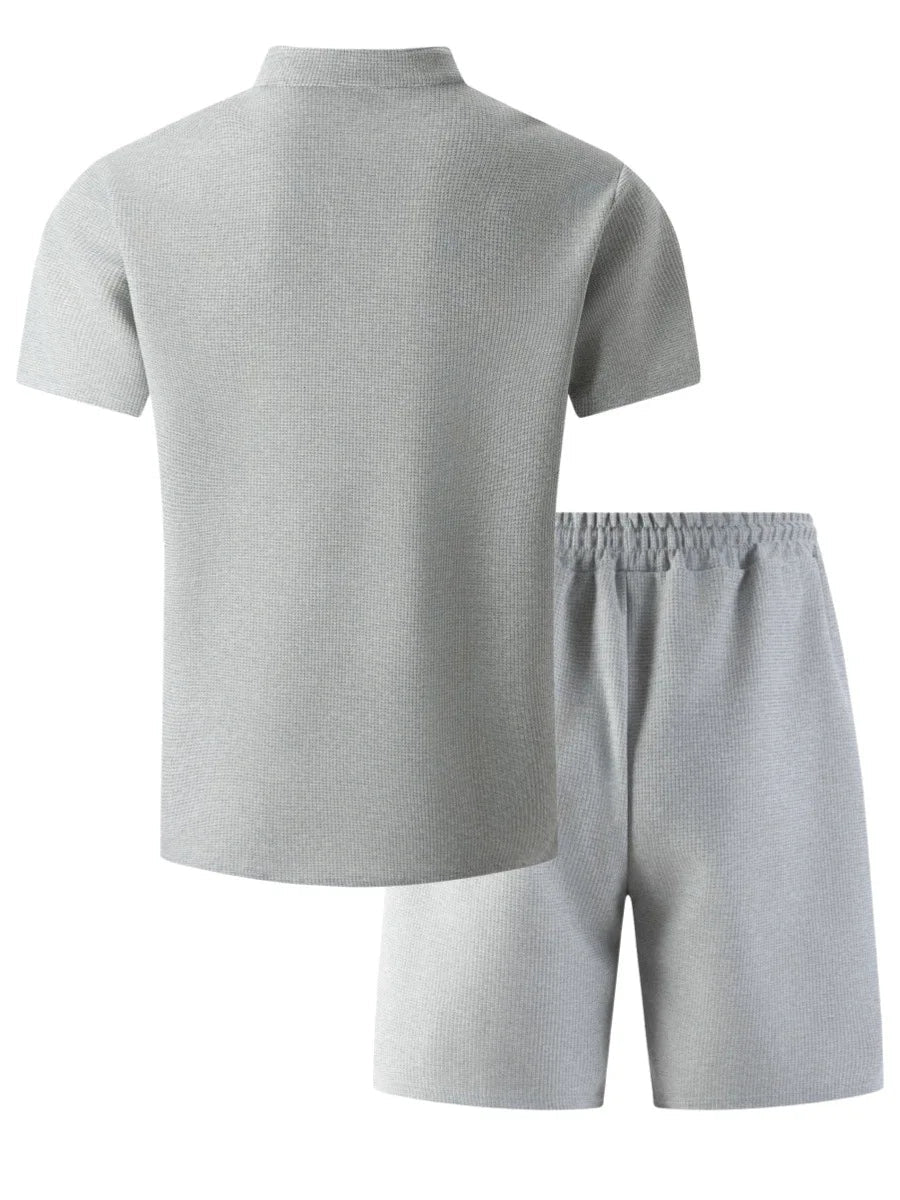 mens-waffle-knit-polyester-shirt-and-shorts-co-ord-set-the-sifnos