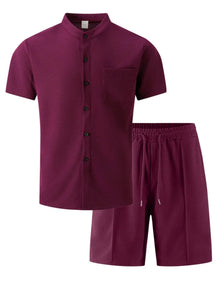 mens-waffle-knit-polyester-shirt-and-shorts-co-ord-set-the-sifnos