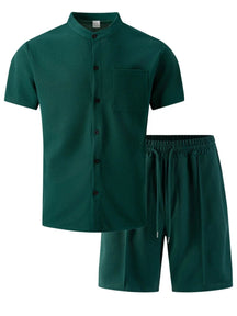 mens-waffle-knit-polyester-shirt-and-shorts-co-ord-set-the-sifnos