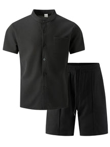 mens-waffle-knit-polyester-shirt-and-shorts-co-ord-set-the-sifnos