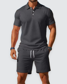 mens-textured-knit-polo-and-shorts-set-the-bournemouth