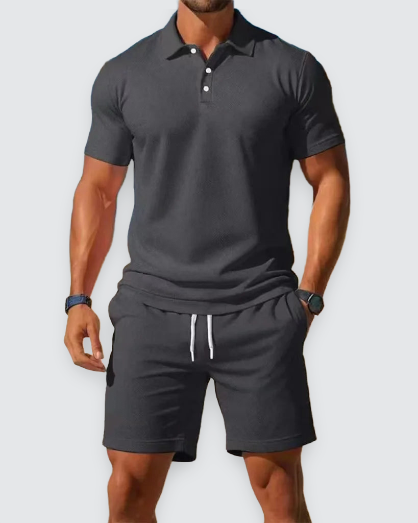 mens-textured-knit-polo-and-shorts-set-the-bournemouth