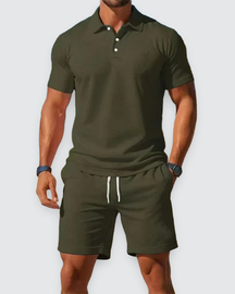 mens-textured-knit-polo-and-shorts-set-the-bournemouth