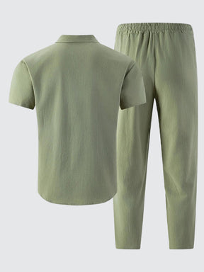 mens-textured-linen-mix-short-sleeve-shirt-trousers-set-the-salcombe