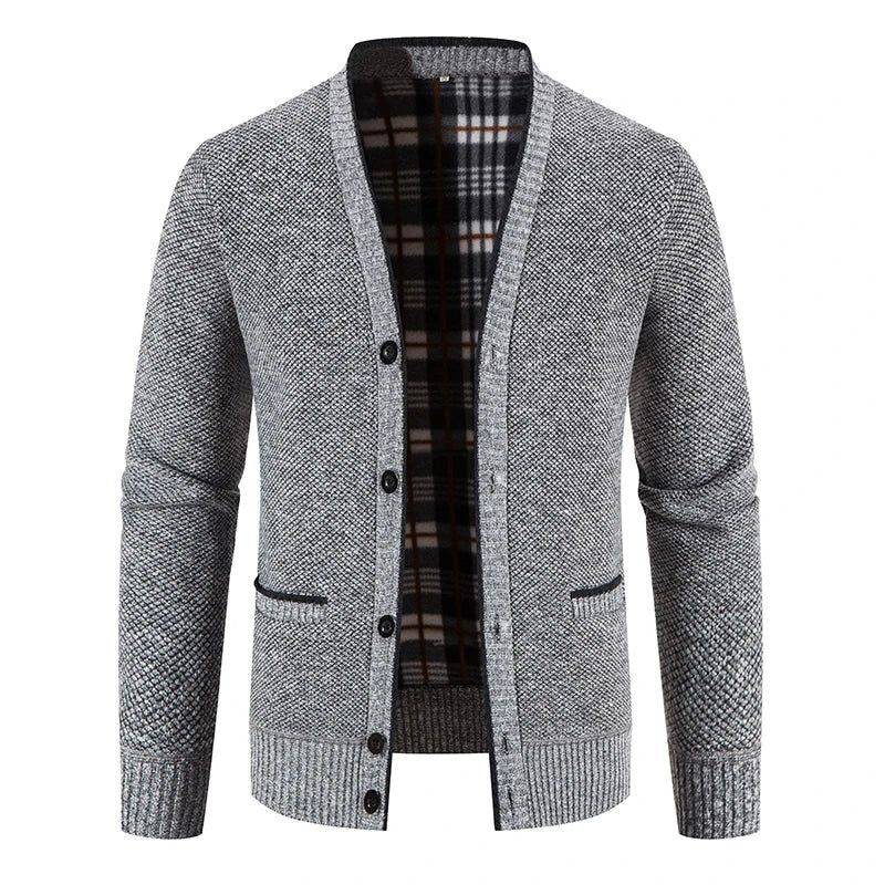 mens-v-neck-cable-knit-cardigan-the-ludgate