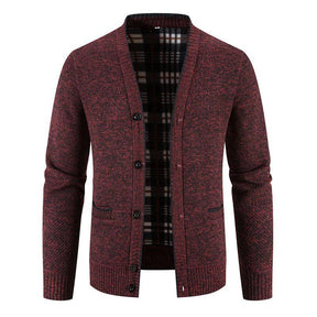 mens-v-neck-cable-knit-cardigan-the-ludgate