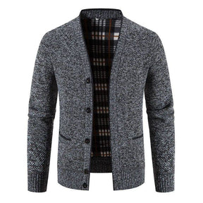 mens-v-neck-cable-knit-cardigan-the-ludgate