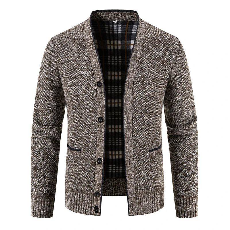 mens-v-neck-cable-knit-cardigan-the-ludgate