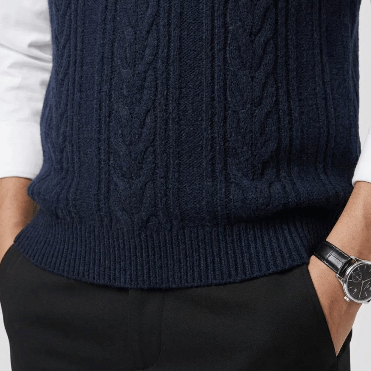 mens-v-neck-cable-knit-jumper-crummock