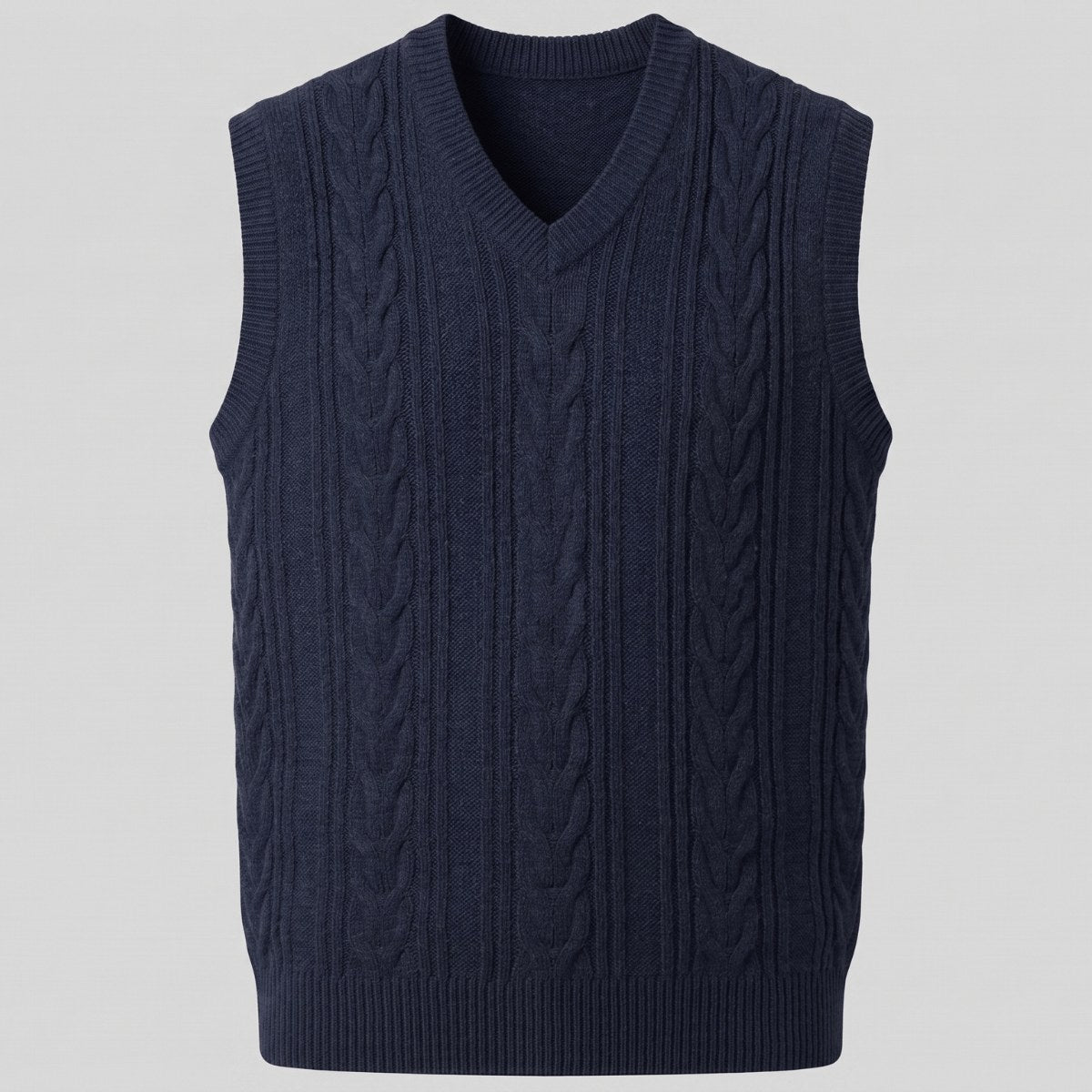 mens-v-neck-cable-knit-jumper-crummock