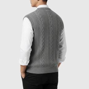 mens-v-neck-cable-knit-jumper-crummock