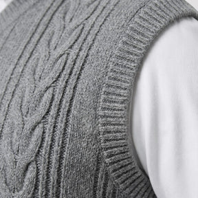 mens-v-neck-cable-knit-jumper-crummock