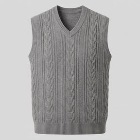 mens-v-neck-cable-knit-jumper-crummock