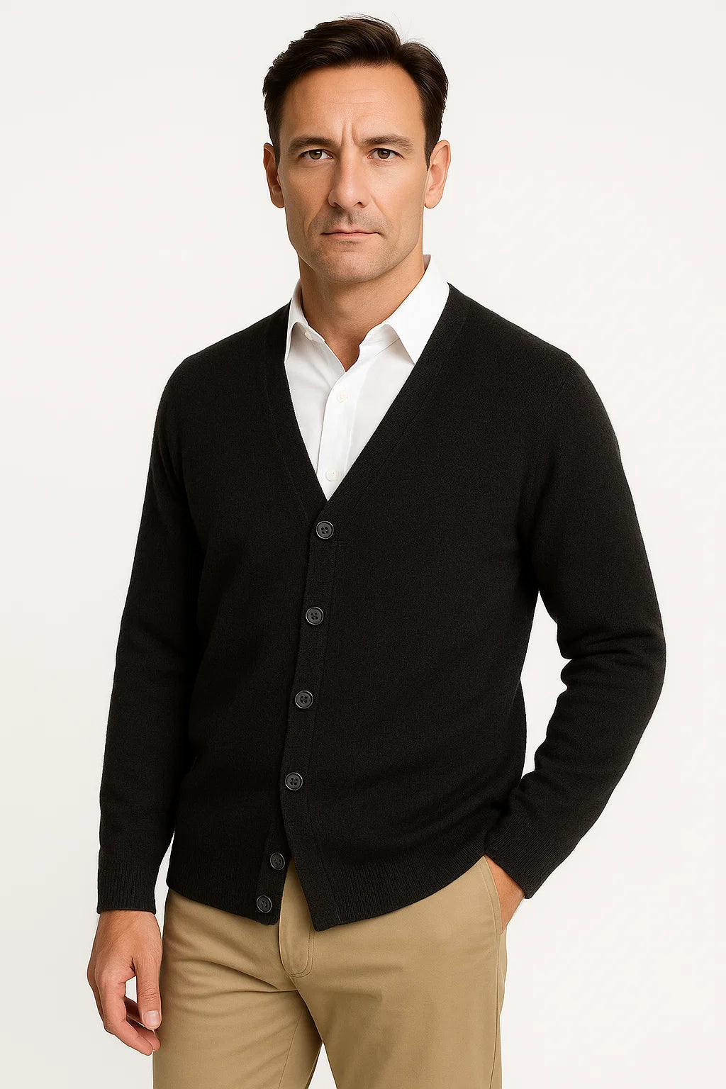 mens-v-neck-merino-wool-cardigan-malmesbury