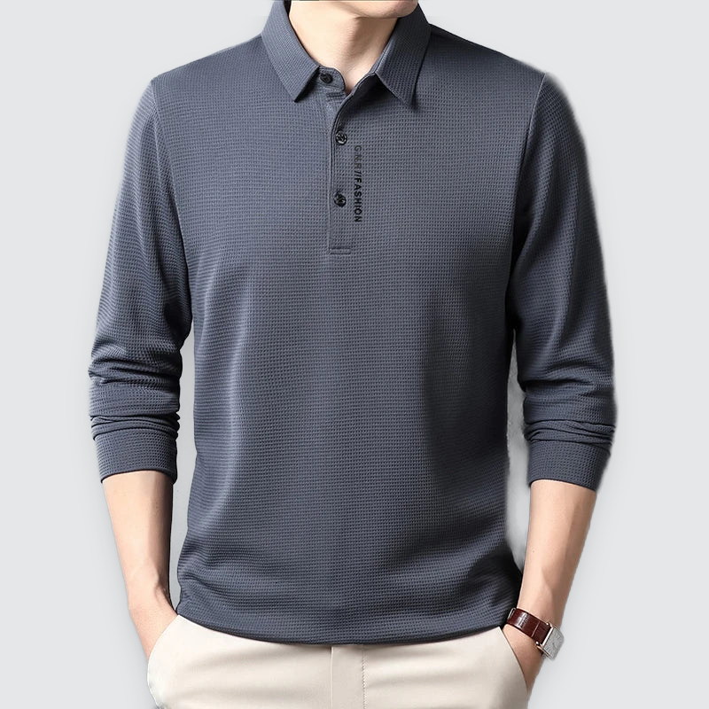mens-waffle-knit-long-sleeve-polo-shirt-the-holborn