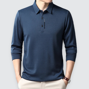 mens-waffle-knit-long-sleeve-polo-shirt-the-holborn