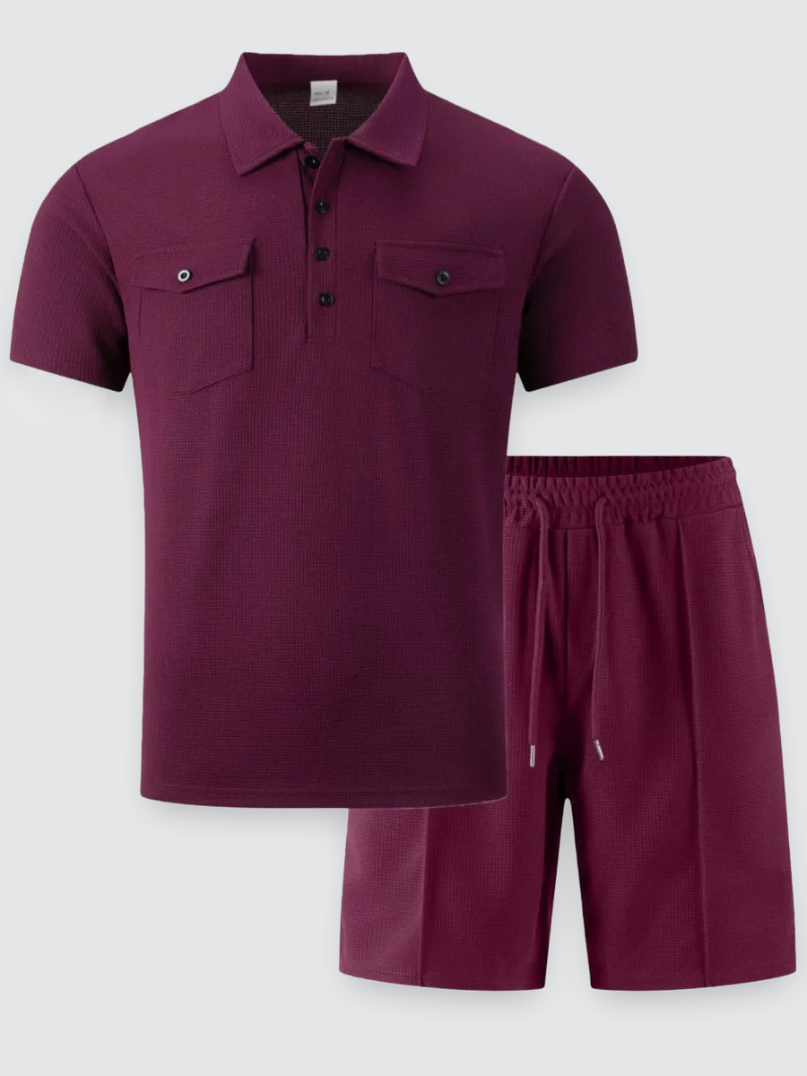 mens-waffle-knit-polo-and-shorts-set-the-haggerston