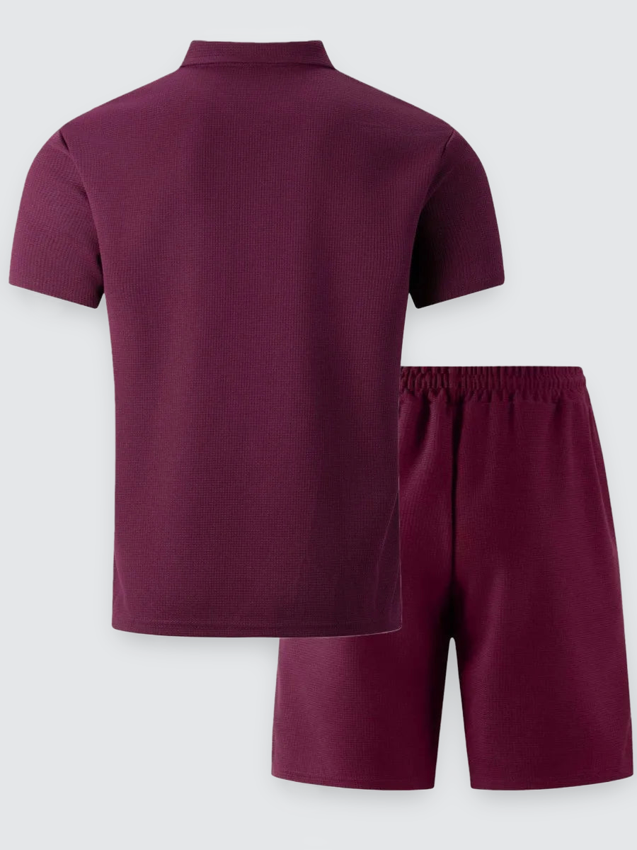 mens-waffle-knit-polo-and-shorts-set-the-haggerston