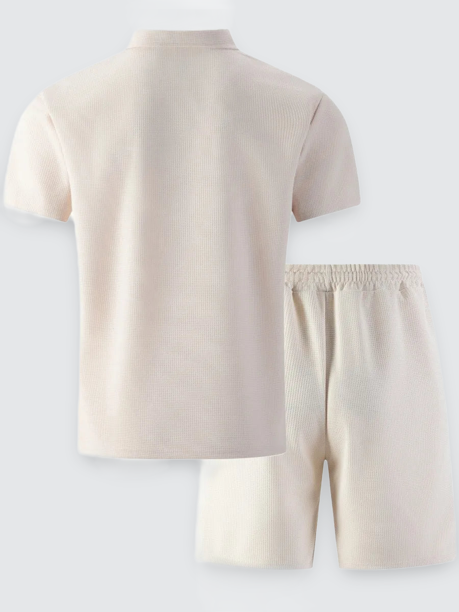 mens-waffle-knit-polo-and-shorts-set-the-haggerston