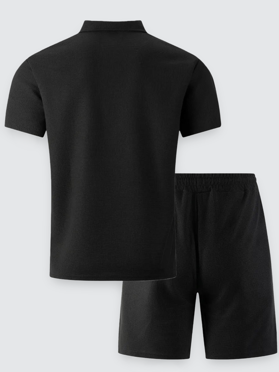 mens-waffle-knit-polo-and-shorts-set-the-haggerston