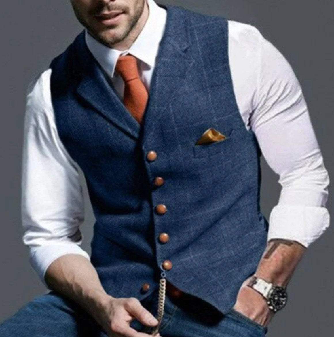 mens-windowpane-check-waistcoat-fenwick