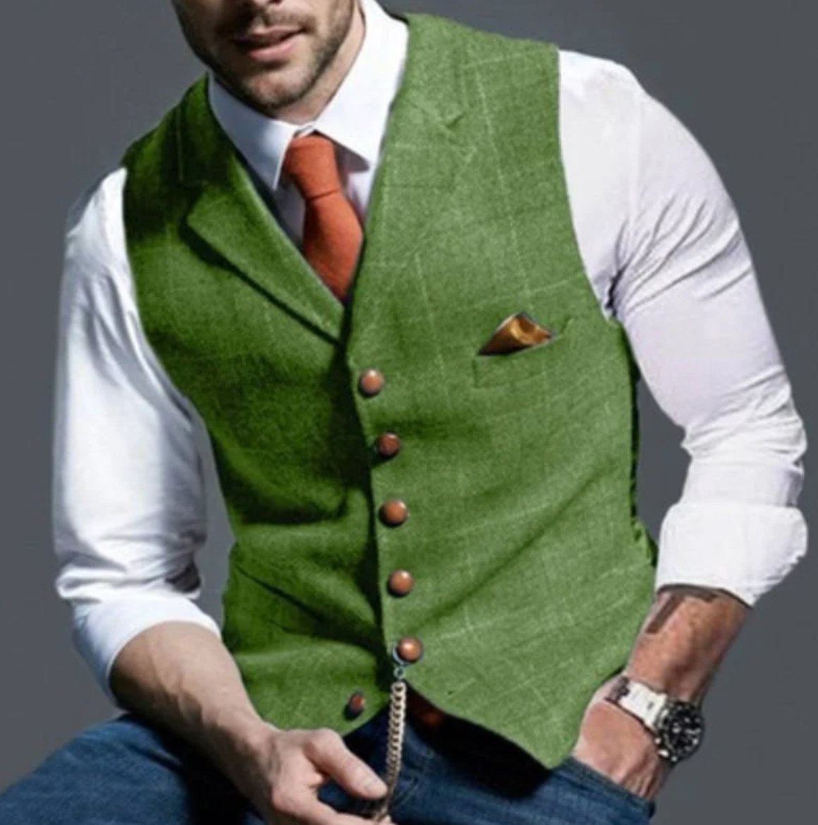 mens-windowpane-check-waistcoat-fenwick